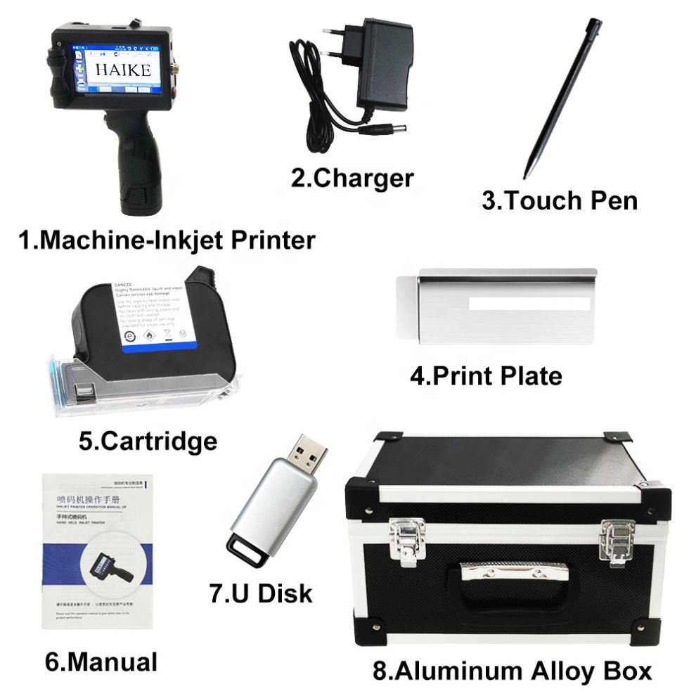 Best Selling 600dpi Portable Printpods Mini Handheld Inkjet Printer For Bottles Glass Metal