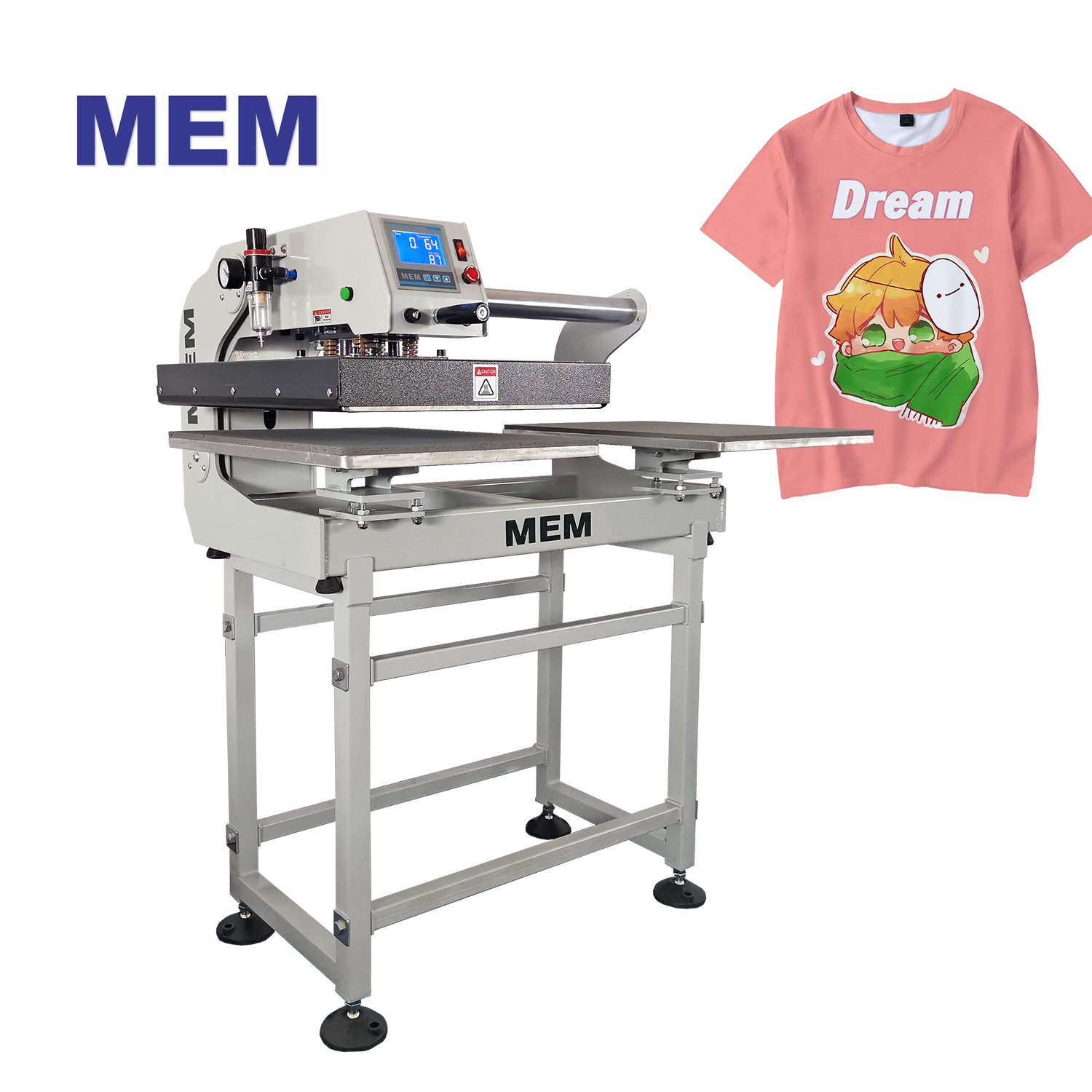 TQ 4050 Dual semi automatic 16x20 T shirt heat transfer machine 40x60 heat press machine