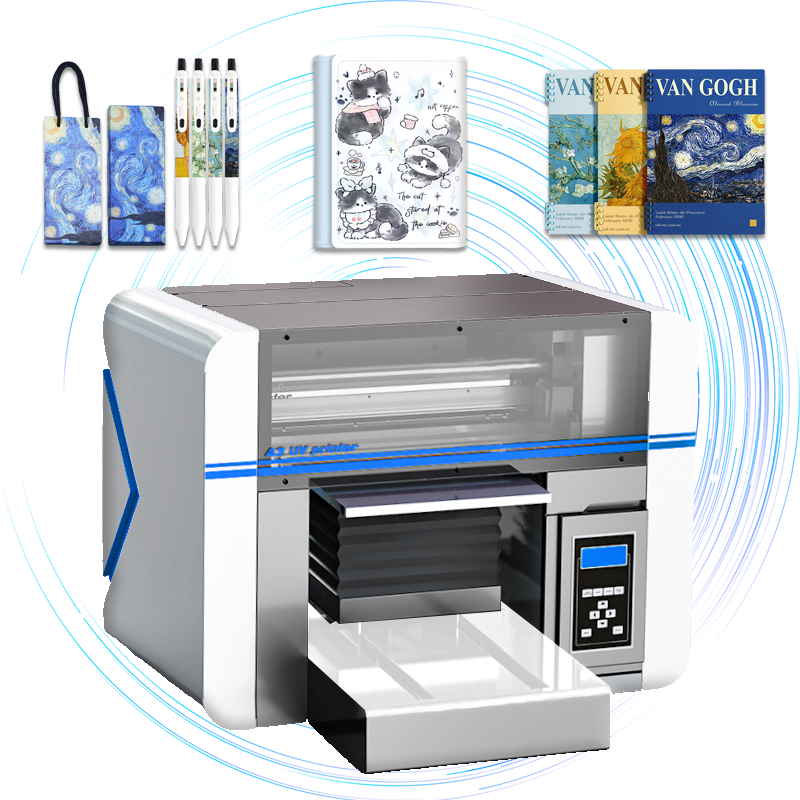 Small A3UV printer, multifunctional integrated UV DTF printer, digital inkjet flatb printer for electronic products, PVC printer