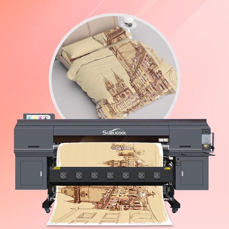 SUBLICOOL Large Format Sublimation Printer Machine Wide Dye Sublimation Printer Textile Fabric Transfer Inkjet Printer