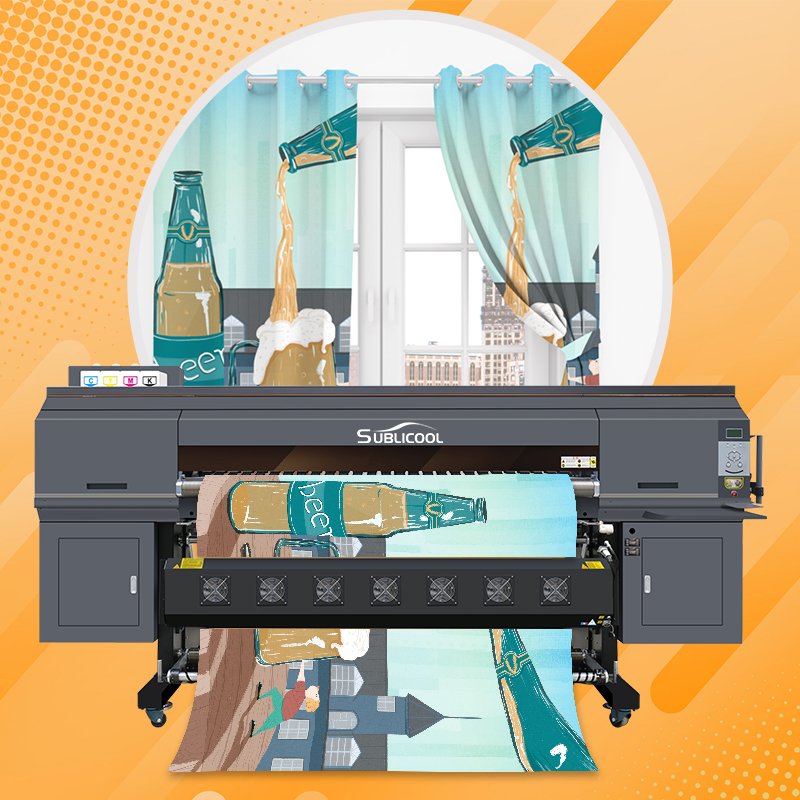 SUBLICOOL Large Format Sublimation Printer Machine Wide Dye Sublimation Printer Textile Fabric Transfer Inkjet Printer