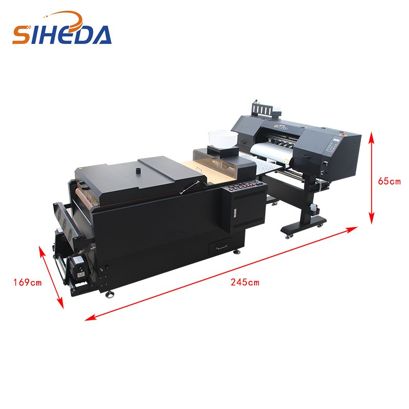 I3200 60 CM DTF Printer PET Heat Press Large Print Machine With Powder Shaker and Color Fixing Machine DTF Printer
