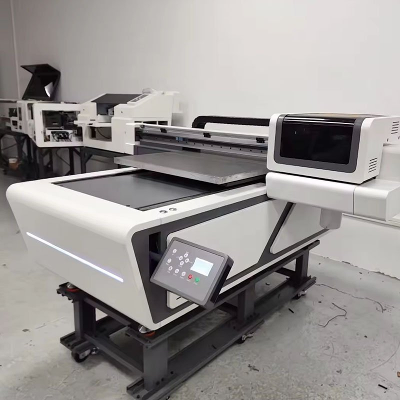 6090 UV Flatbed Printer Inkjet Mug Printing Machine Plastic PVC AB Film Sticker Printer Impresora Sticker XP600 UV Printer 6090