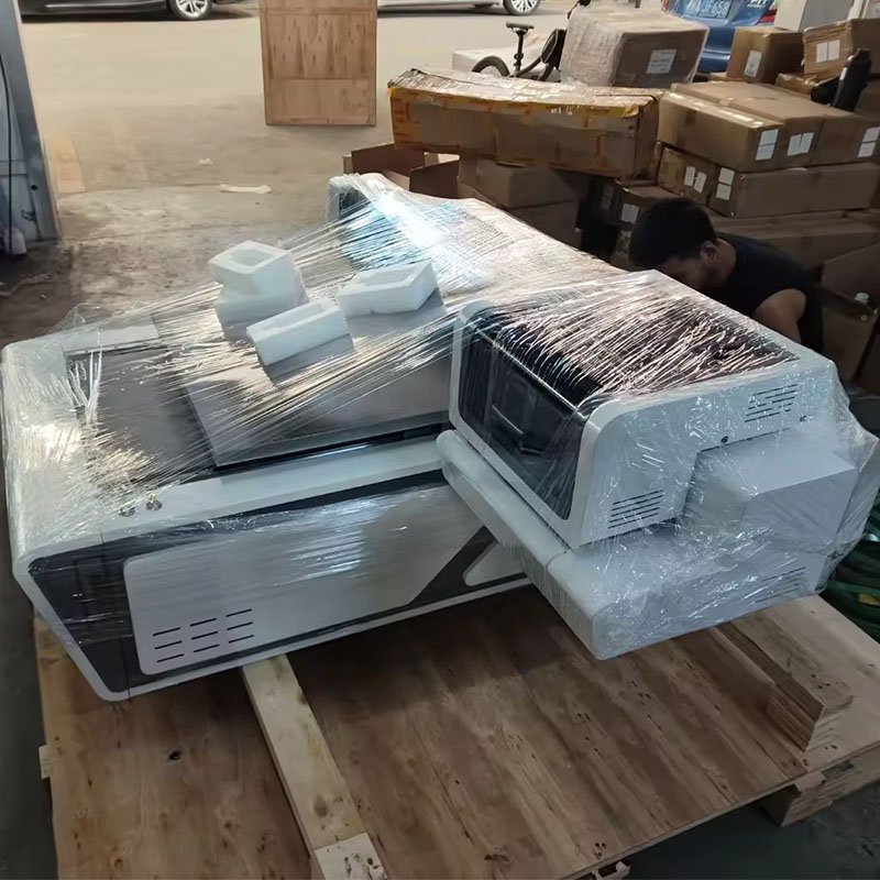 6090 UV Flatbed Printer Inkjet Mug Printing Machine Plastic PVC AB Film Sticker Printer Impresora Sticker XP600 UV Printer 6090