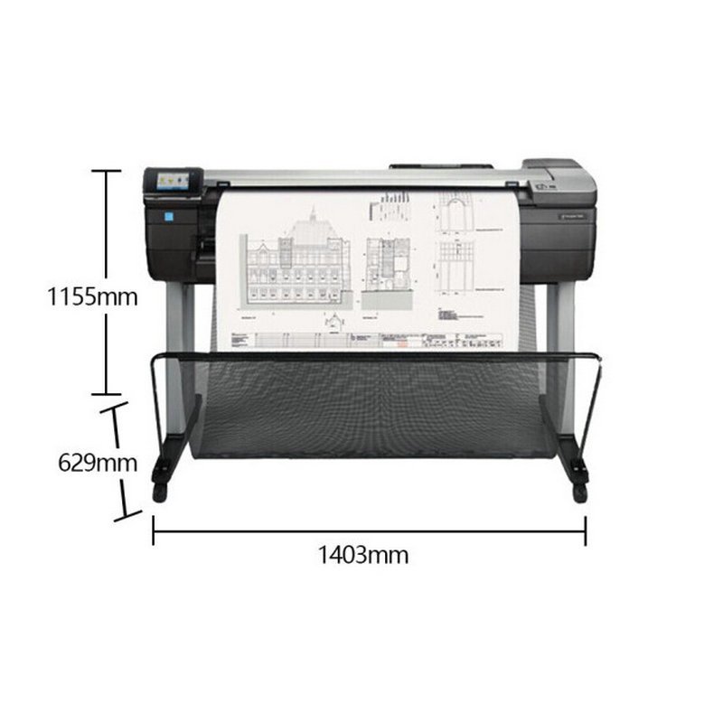 HP HP T730_T830_T930 color copy scanning plotter A0_A1 color large printer CAD photo engineering inkjet printer wholesale