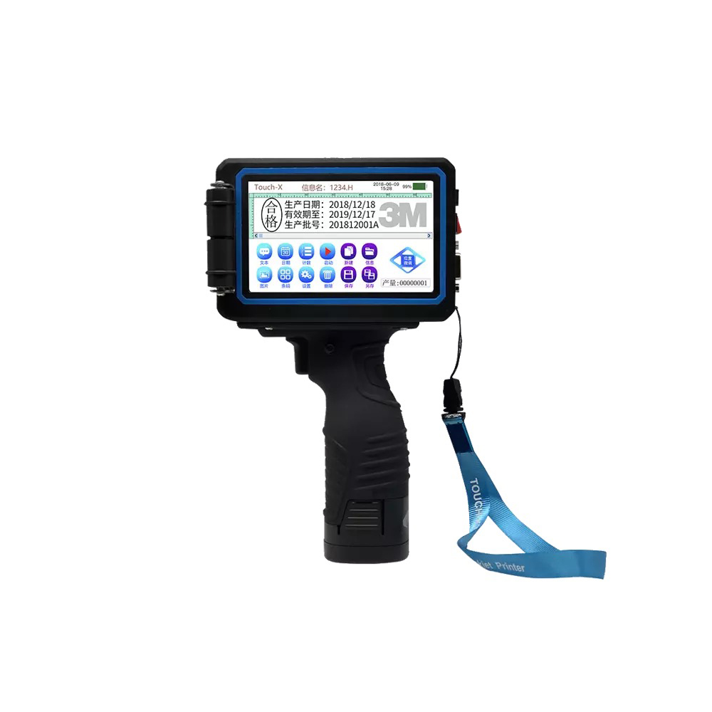 Touch Screen Handheld Inkjet Spray Printer Inkjet Code Ink Printer