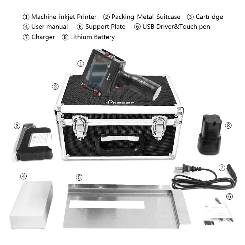 Touch Screen Hand Writing Pen with Black Ink Cartridge portable Handheld Inkjet Printer