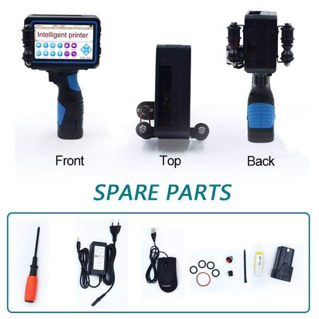 600 DPI touch screen wide format printer handheld inkjet Printer industrial logo hand jet printer