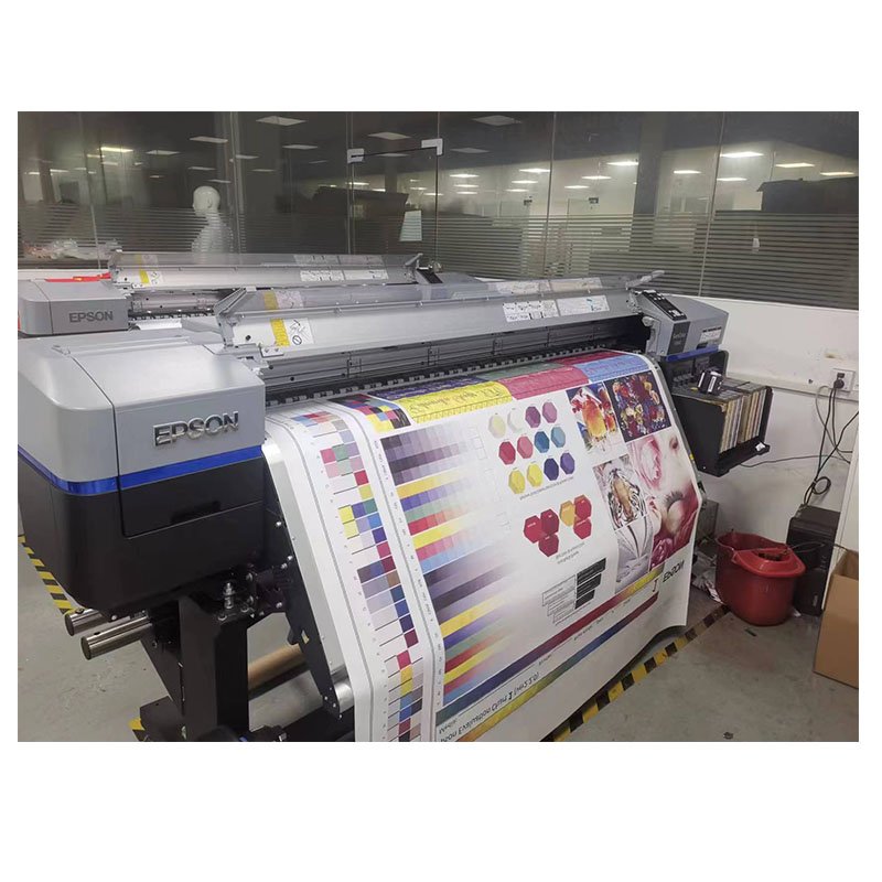 Used inkjet printers Eps SureColor F9380 64 inch sublimation printer good state for clothing