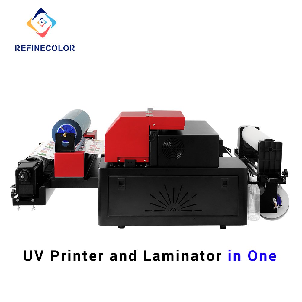 High Quality Wholesale UVDTF Printer With Laminator Label Printing Machine Uv Roll To Roll Printer