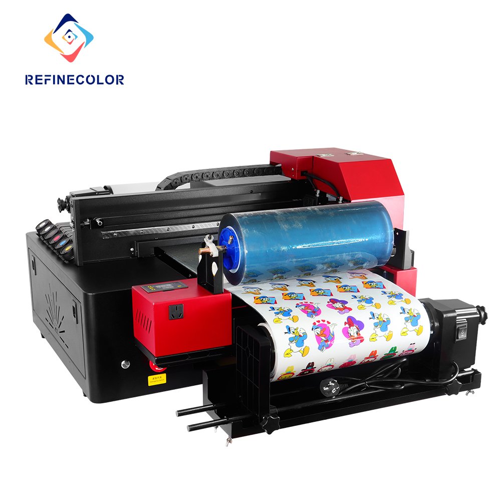 High Quality Wholesale UVDTF Printer With Laminator Label Printing Machine Uv Roll To Roll Printer