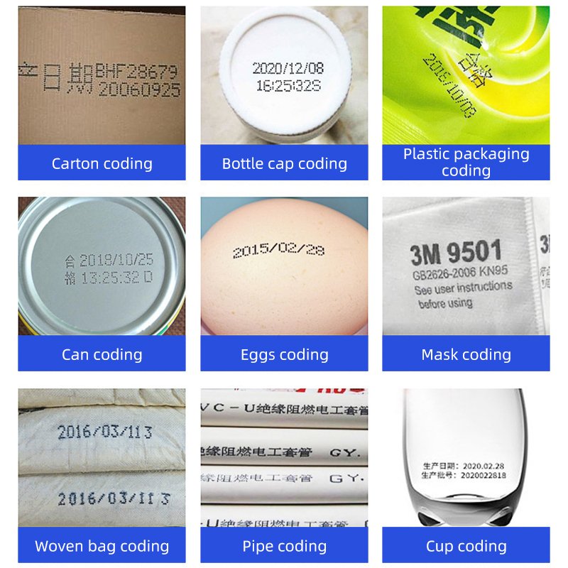 A810 Factory Cheap Qr Coding Barcode Expiration Date Carton Bottle Customization Portable Intelligent Handheld Inkjet Printer