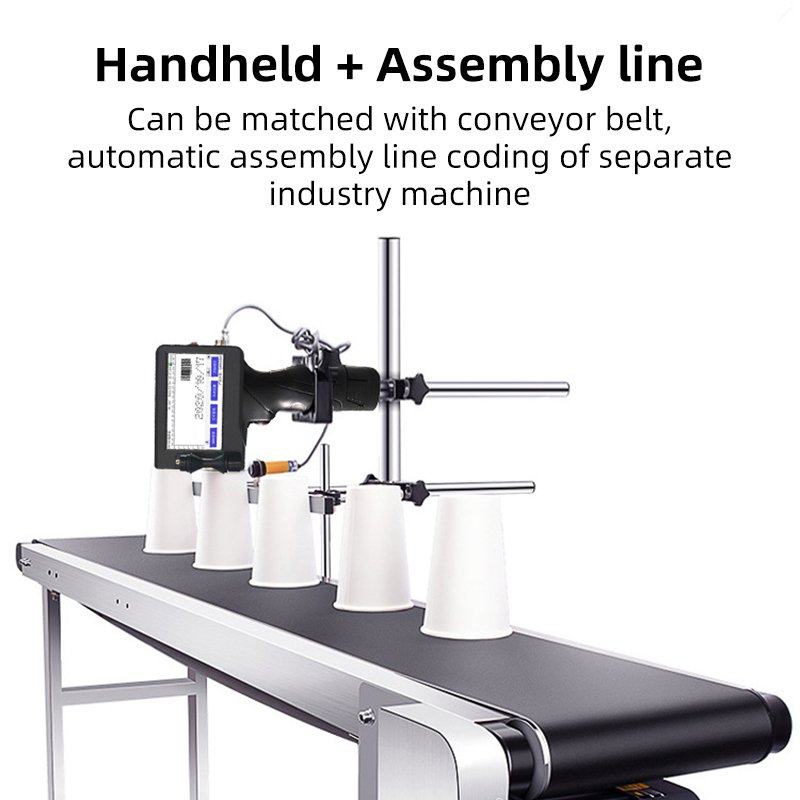 A810 Factory Cheap Qr Coding Barcode Expiration Date Carton Bottle Customization Portable Intelligent Handheld Inkjet Printer