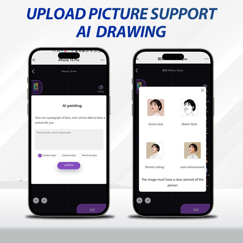 Inkit Phone Case Printer Support Wifi Connect H5 Mobile App AI Drawing For Small Business Printing Solutons