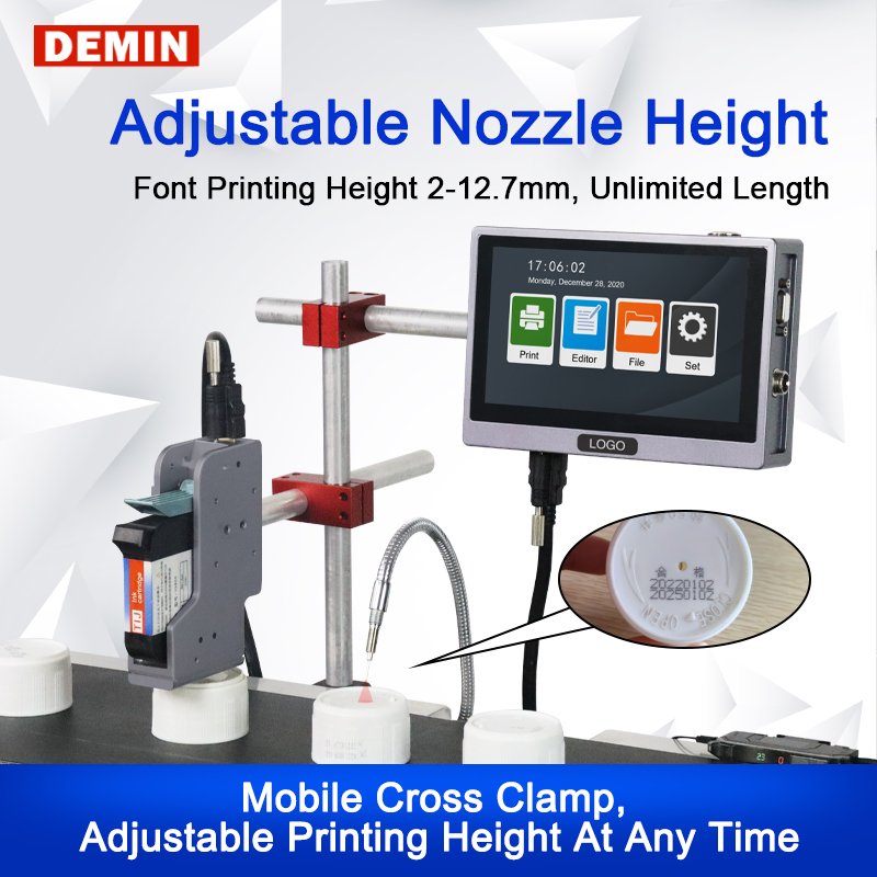 Intelligent Industrial Handheld Inkjet Printer High Speed Digital Coding Machines Dtf Printer for Bag Bottle Paper Clothes Ce