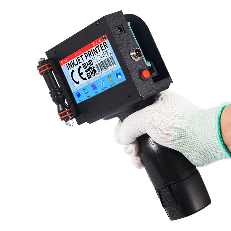 600DPI Expire date code count number hand held inkjet printer