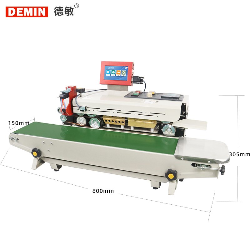 Demin Small Bag Sealing Machine Automatic Coding Machine of Label Inkjet Printer Serial Number Date High-speed Marking Machine