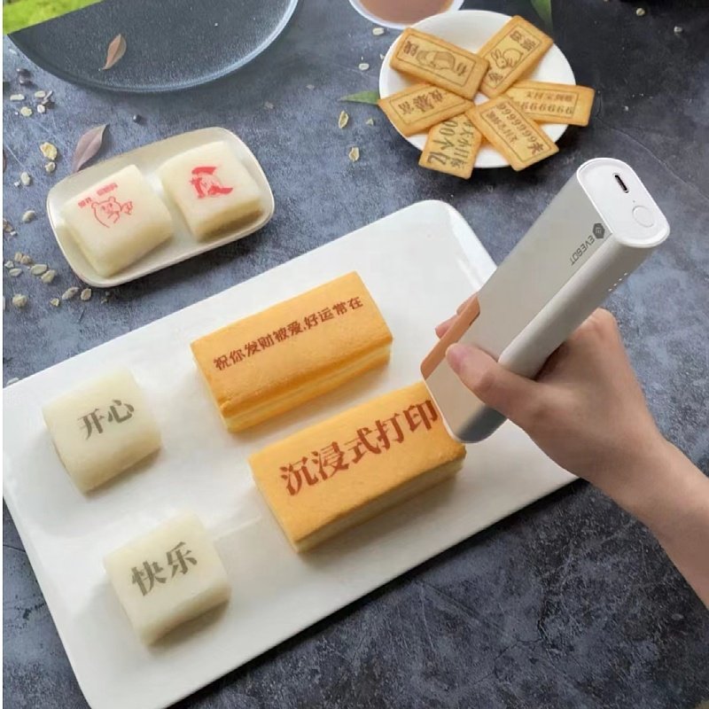 DIY All Surfaces Printer for Restaurant Food Coffee Cake Pastries Macaron Edible Ink Printer Pen Food Printing Machine