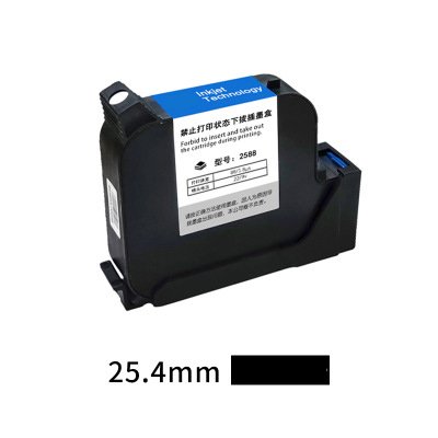 25.4mm G1309S+ Handheld inkjet printer Fast dry cartridge Original import Solvent cartridge