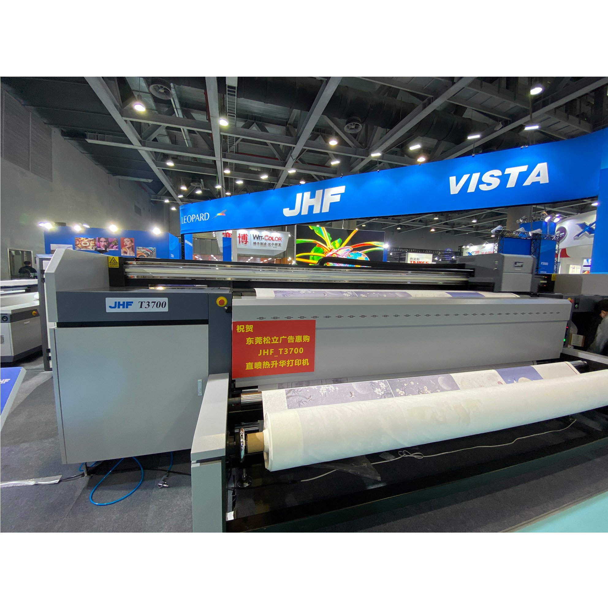 Factory direct sale 8/16 head 1800dpi heat transfer printing sublimation carpet fabric jersey printing machine for clothes
