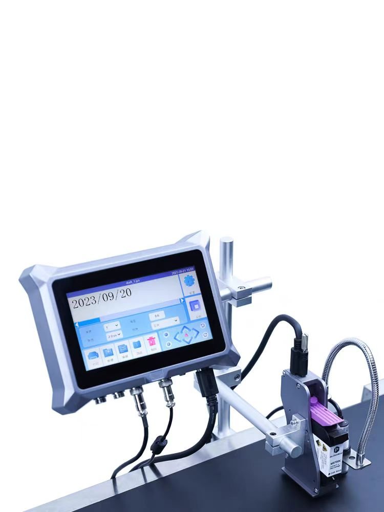 AIX High quality low price stand batch number date online inkjet printer for plastic metal