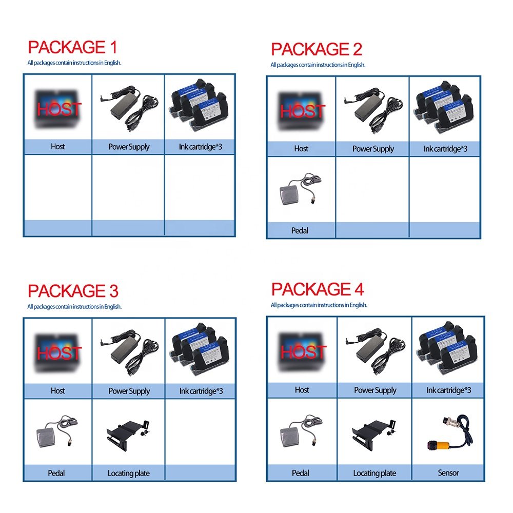 Portable Pack Datewillita jet thermal inkjet printer/inkjet plastic bag printer/industrial portable printer