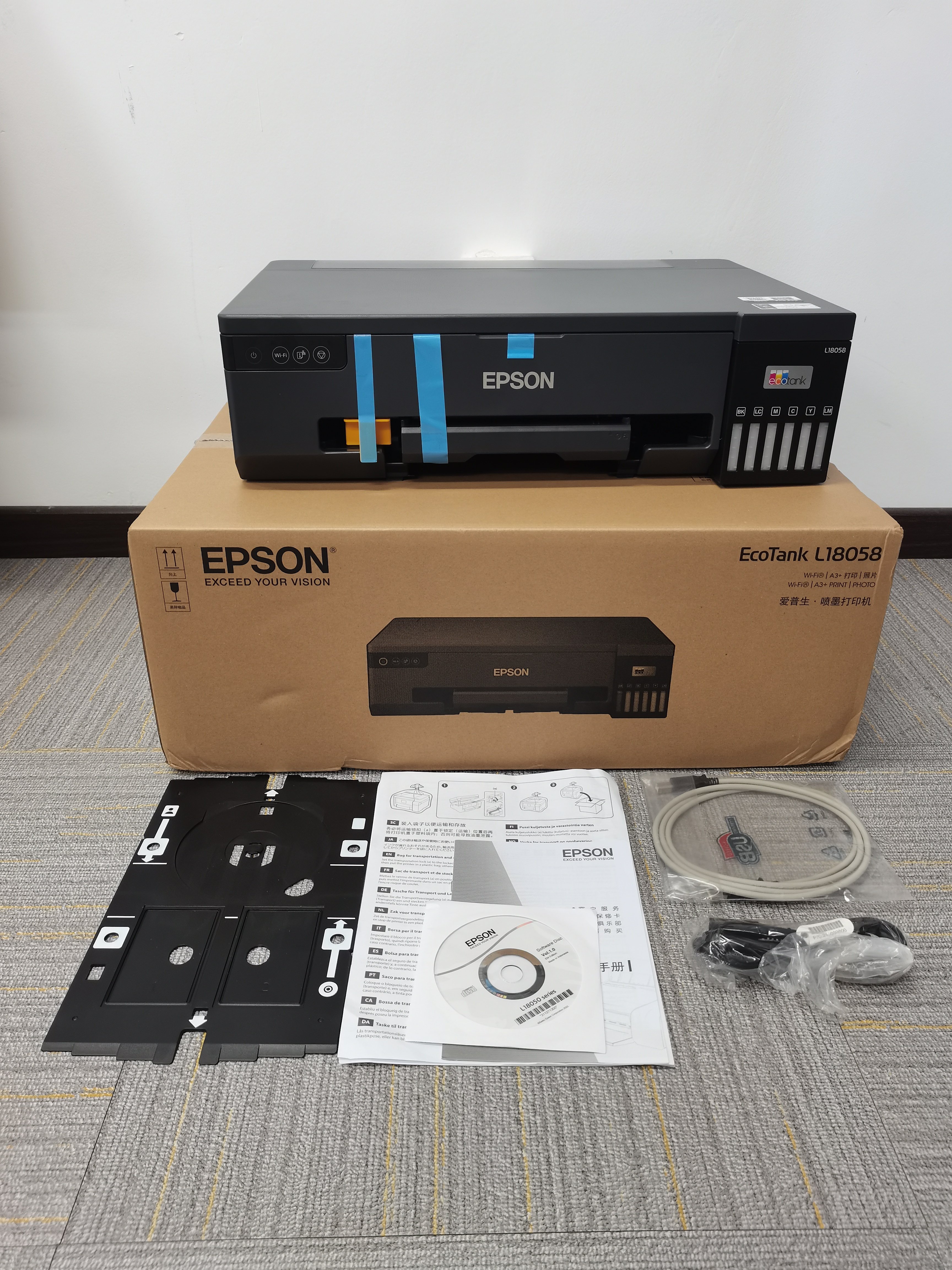 L1800 upgrade L18058 new market original A3+ ink bin 6-color photo document wireless cloud printer