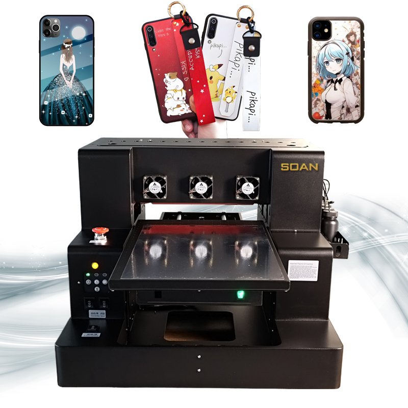 A3 UV DTF printing machine flatbed UV dtf Printer for phone case mug bottle glass wood metal acrylic