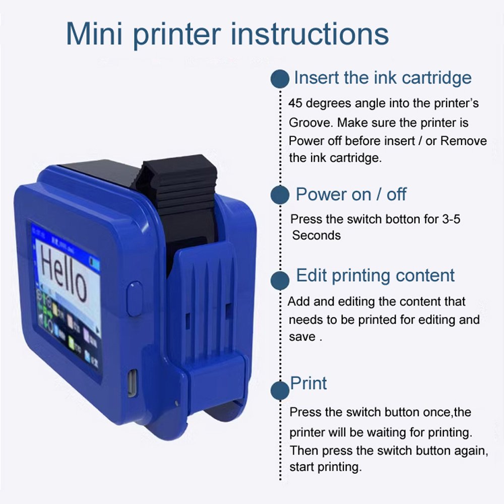 Best Small Inkjet Printers QR Code Number Expiry Date Printer Mini for Cosmetic Bottles Printing Machine