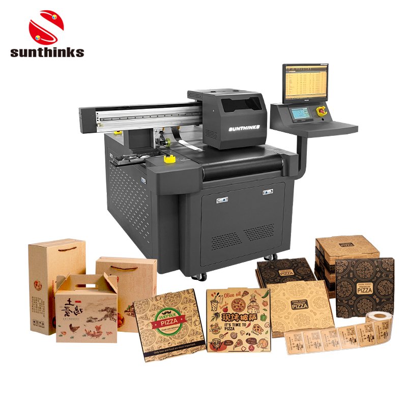 China Most Cost-Effective Single Pass Printer Large Size Multifunctional Digital Flatbed Printer Inkjet Single Pass Box Printer