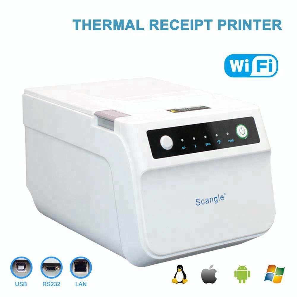 Scangle Cheap 80MM Wireless WiFi POS Thermal Printer For Restaurant Supermarket