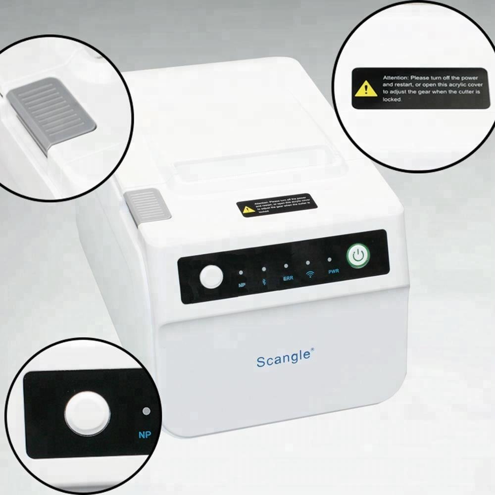 Scangle Cheap 80MM Wireless WiFi POS Thermal Printer For Restaurant Supermarket