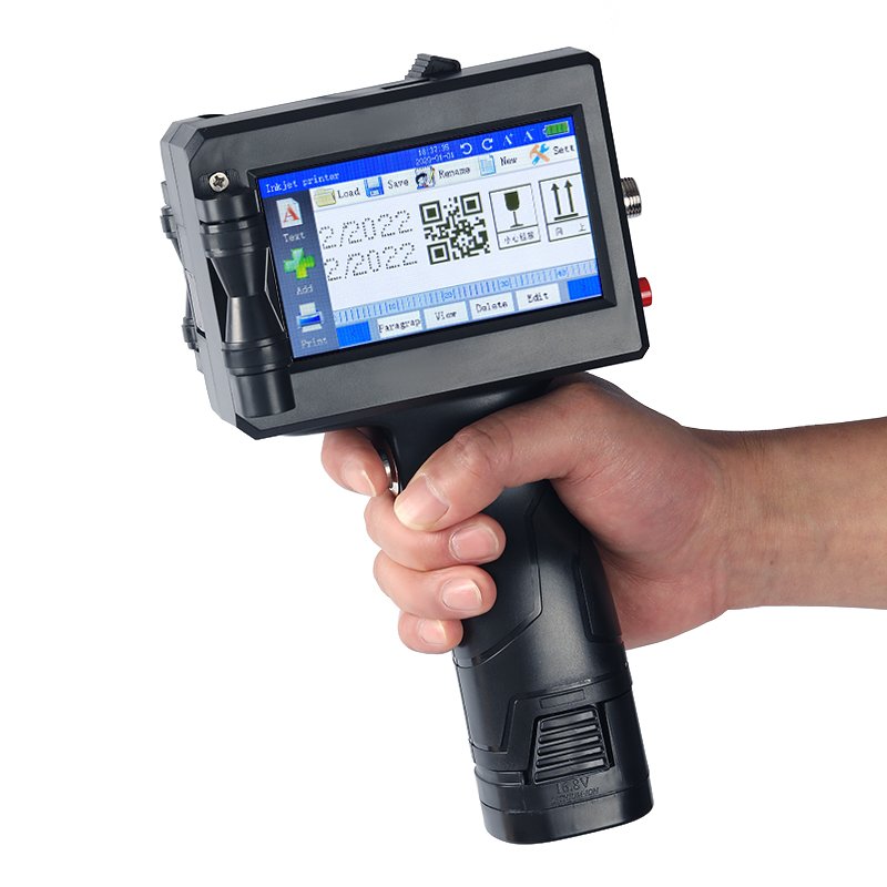 High Quality hand mobile inkjet Coding Printer code printer for Serial Code / Expiry Date / Batch Lot Number printing