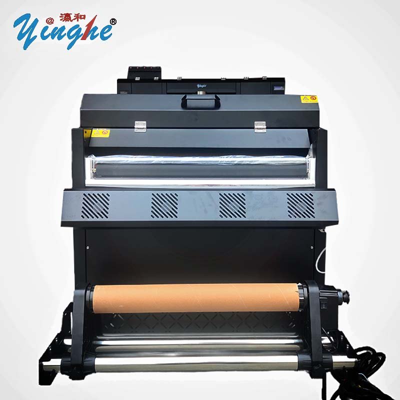 Yinghe High Quality A2 60cm DTF inkjet garment printing Machine two heads high speed xp600 i3200 clothes printer with shaker