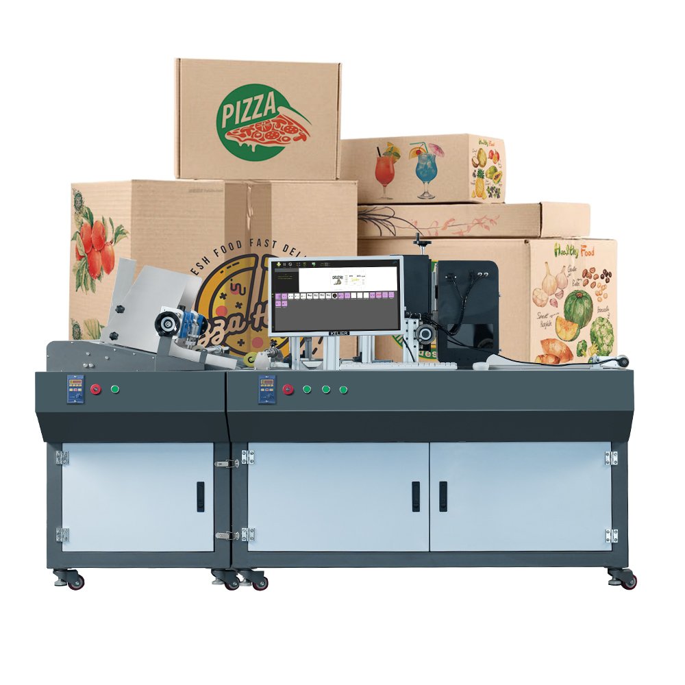 Foofon high quality single pass printer for paper bags single-pass package printer