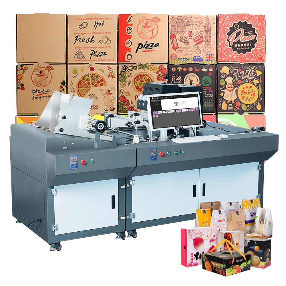 Foofon high quality single pass printer for paper bags single-pass package printer
