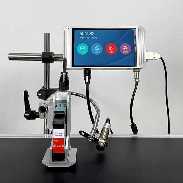 2024 newest 12.7mm 50mm Variable expire date QR code series number automatic online coding machine batch printing inkjet printer