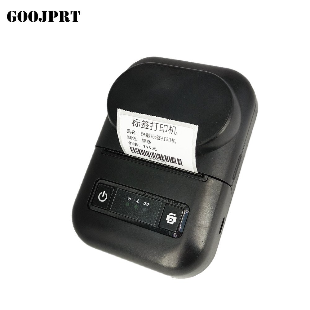 thermal printer 58mmhandheld inkjet printer hand pocket portable M110 tshirt receipt barcode Ios blue Bt tooth wireless printer