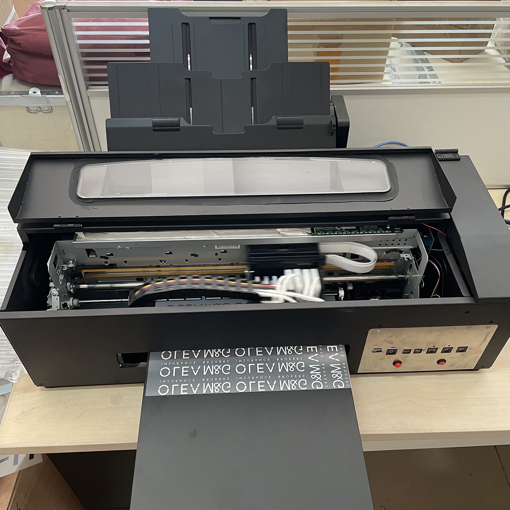 Fast DX5 Printhead Dtf Printer A3 Inkjet Tinta Printer Ink PET Film Tshirts Printing Machine Provided Pigment Ink Semi-automatic