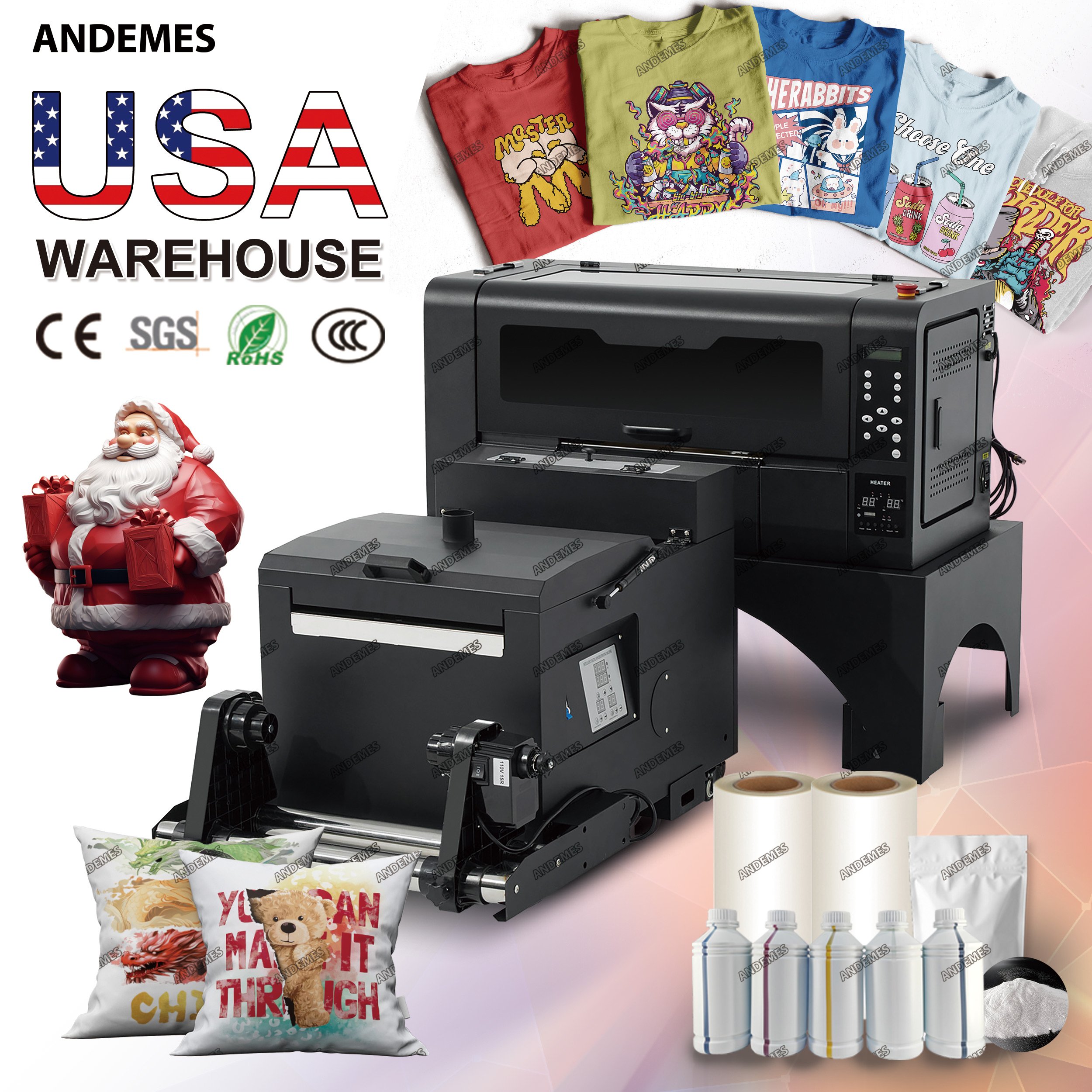 A3 dtf printing machines print width 33cm direct to film PET film digital printer mini dryer small size home use dtf printer