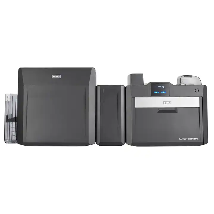 High Efficiency HDP6600 Original Card Printing Machine Id Pvc Plastic Card Printer