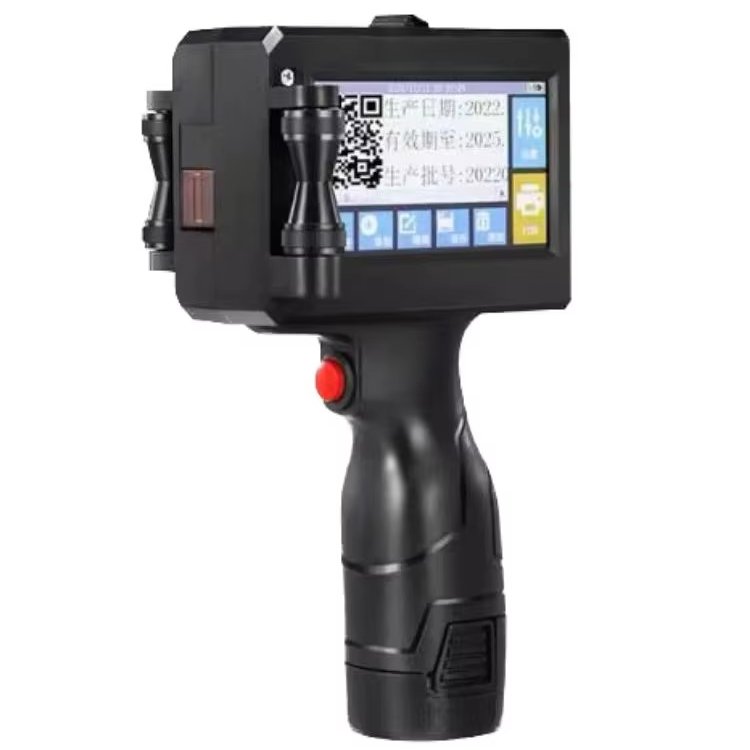 High Standard Printing Date Text Digital Picture 25.4mm Handheld Manual Intelligent Inkjet Printer