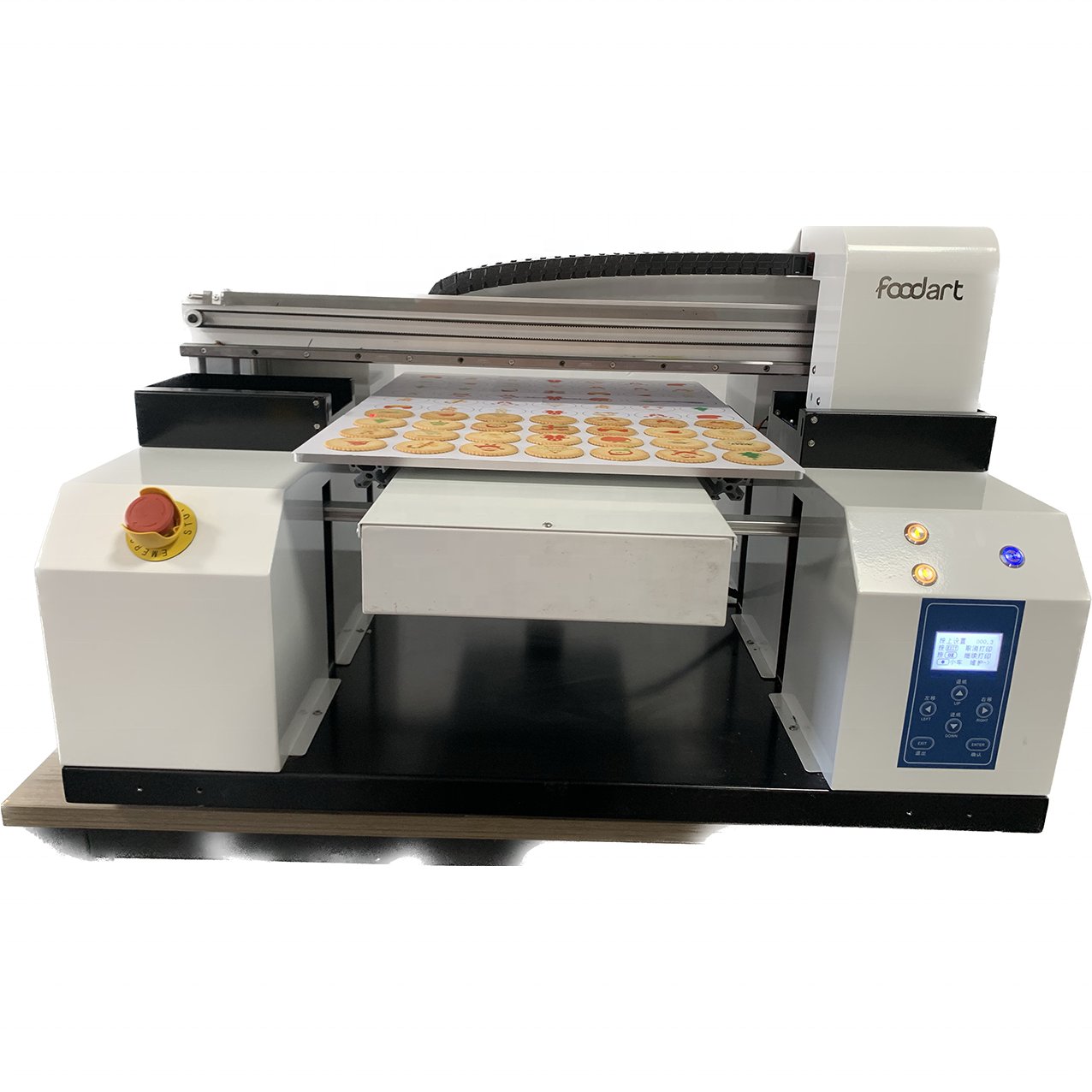 Food Safe Edible Ink Cake Printer Flatbed SY-P-A2 Macaon Chocolate Printing Machine