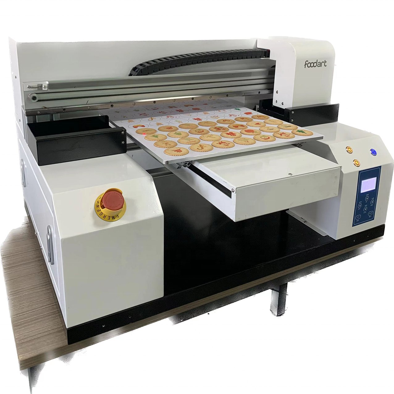 Food Safe Edible Ink Cake Printer Flatbed SY-P-A2 Macaon Chocolate Printing Machine