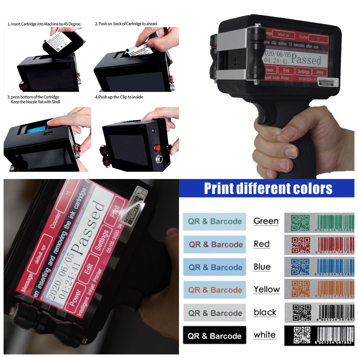 Portable online Expiration date code printer batch expiry date printing machine with conveyor and stand for sale
