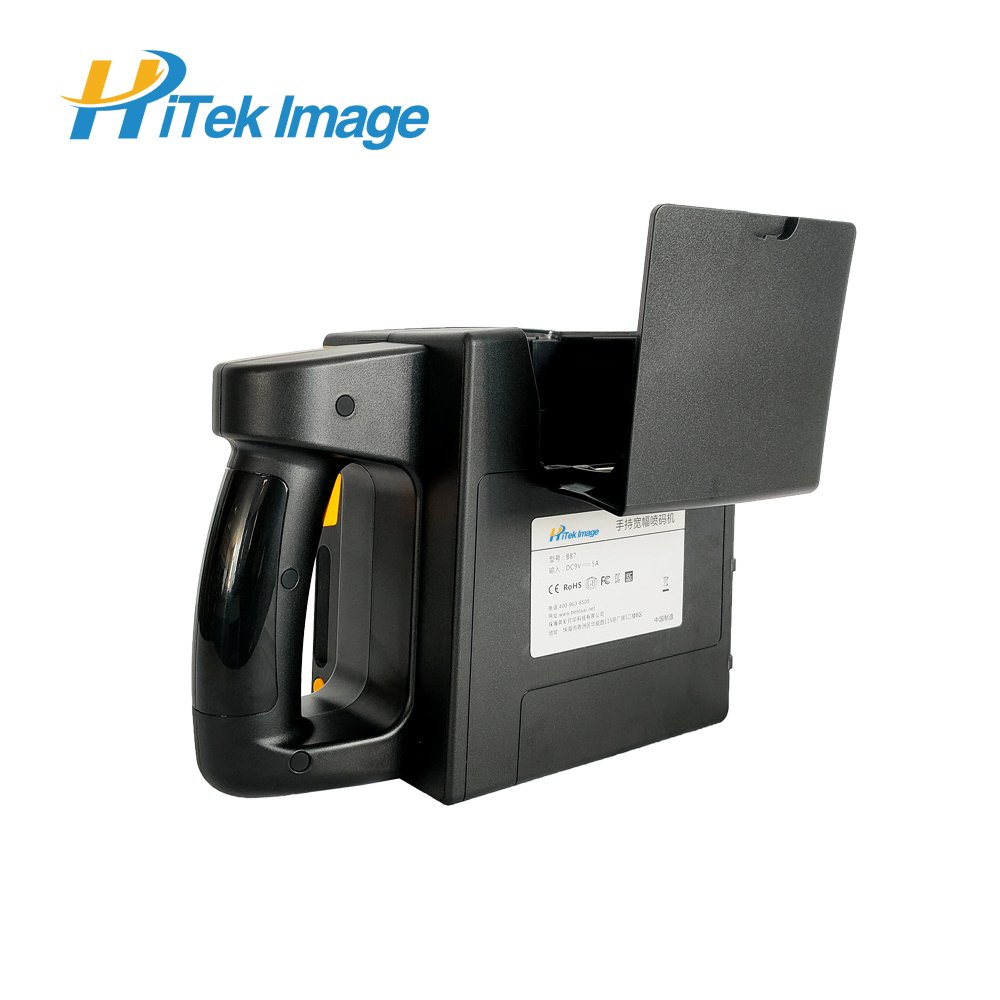 HITEK New B85 P100MM Large Format 4 Inches Printing Handheld Inkjet Printer Online TIJ printer for Plastic Wooden Glass Metal