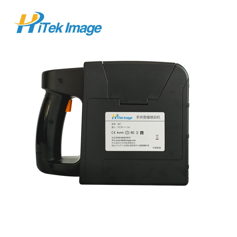 HITEK New B85 P100MM Large Format 4 Inches Printing Handheld Inkjet Printer Online TIJ printer for Plastic Wooden Glass Metal