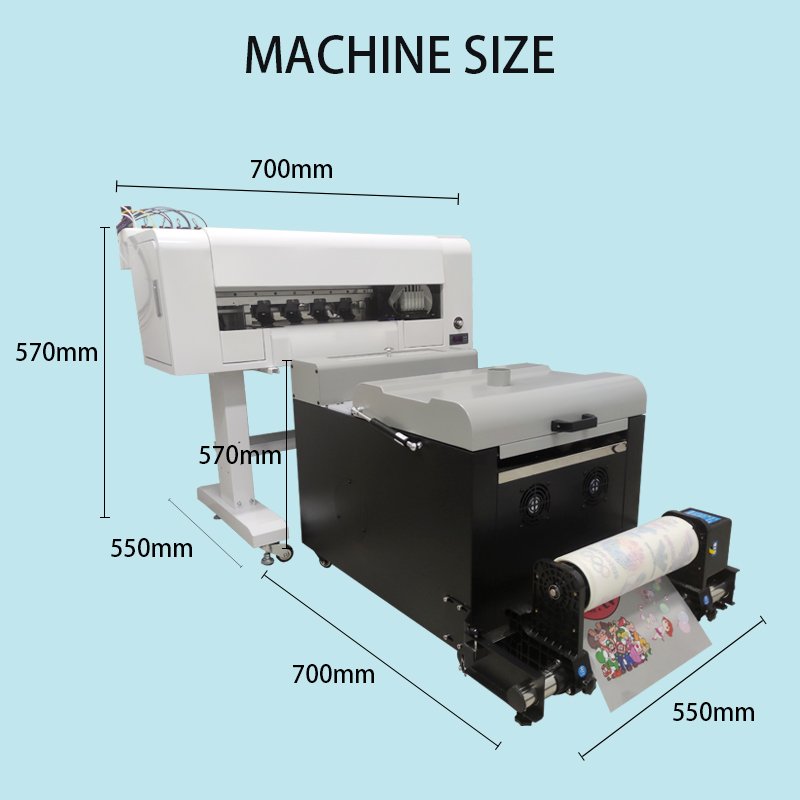 High Accuracy 12inch DTF Film Printing Machine for T-shirt Logo Heat Transfer Size xp600 I3200 Impresora a3 dtf Inkjet printer
