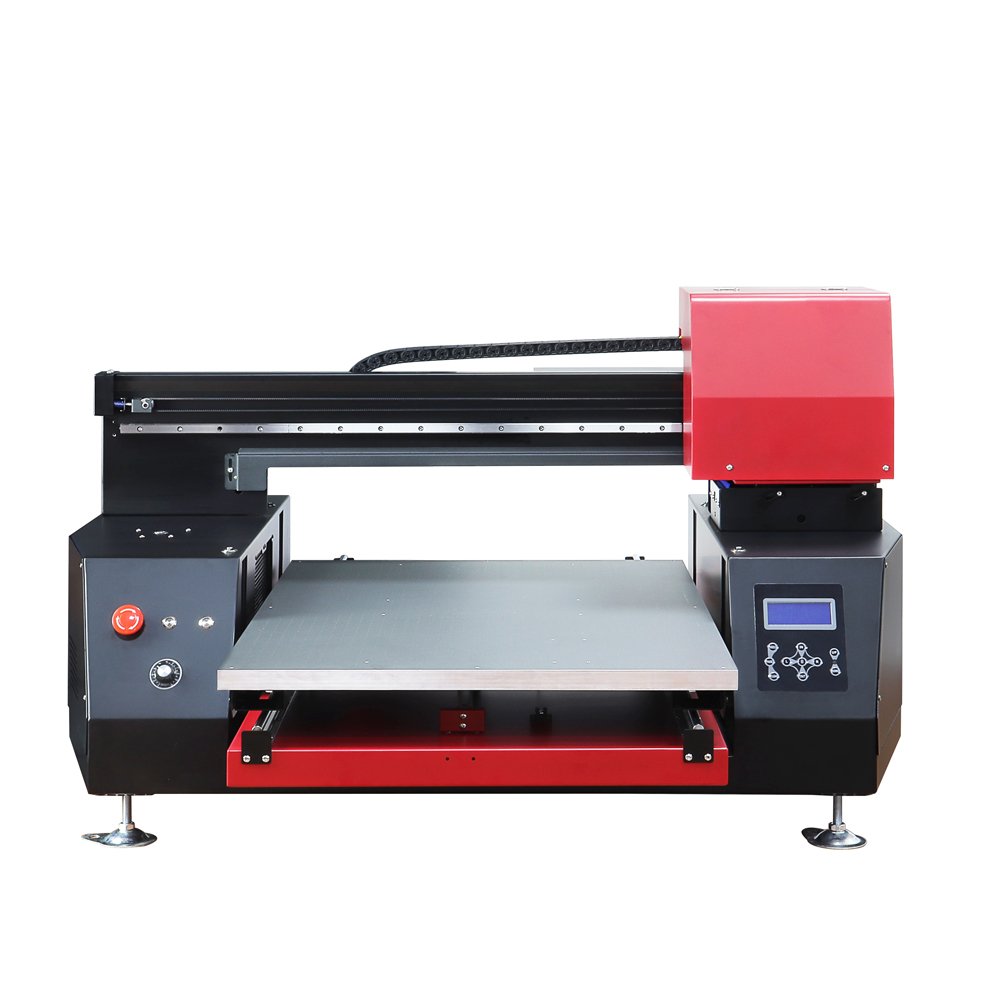 Refinecolor 6090 Triple Print Head Varnish More Brighter Printer CMYKW Low Ink Cost UV Printer Flat Small Printing Machine