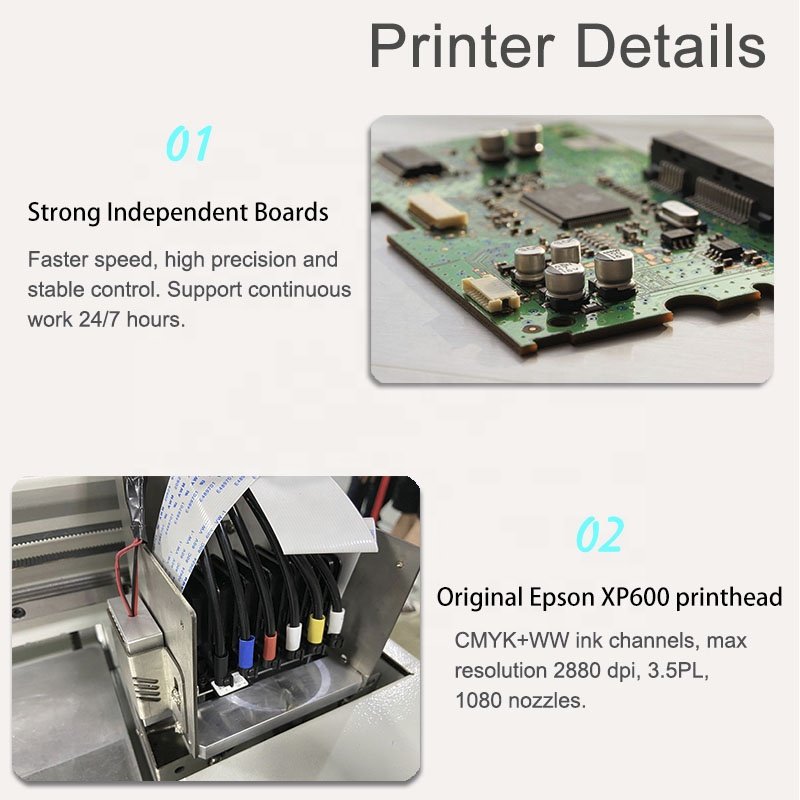 Fninkjet Smart UV Printer A4 Digital Flatbed UV Printer A3 A2 A1 Size for All Objects